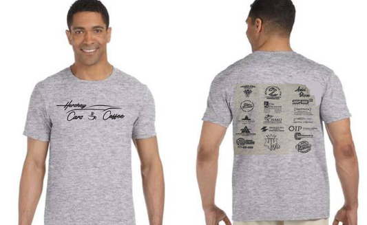 HCC Sponsor Short Sleeve (Car logo)-Gildan DryBlend 50/50 T-shirt Light Gray