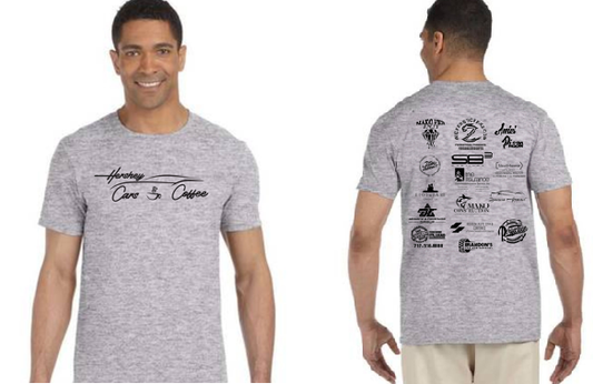HCC Sponsor Short Sleeve (car logo) Jerzees Dri-Power Light Gray